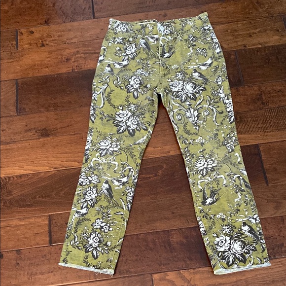 Anthropologie Pilcro floral pattern pants, size 28 - Picture 1 of 2